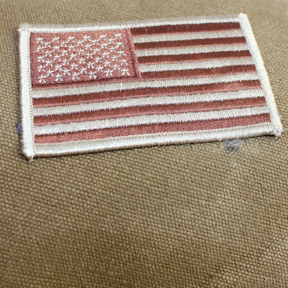 Rothco Desert Drab Heavyweight Canvas Leather Accent Cross Body Messenge… - Picture 7 of 11